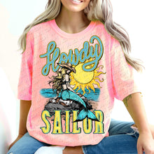 Load image into Gallery viewer, h-98 howdy sailer completed tee
