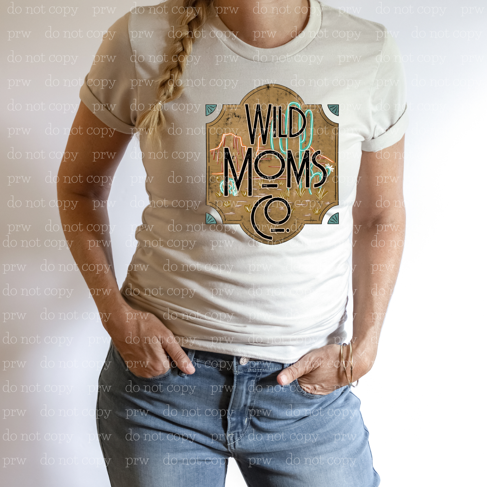 N-09 Wild moms co Completed Tee