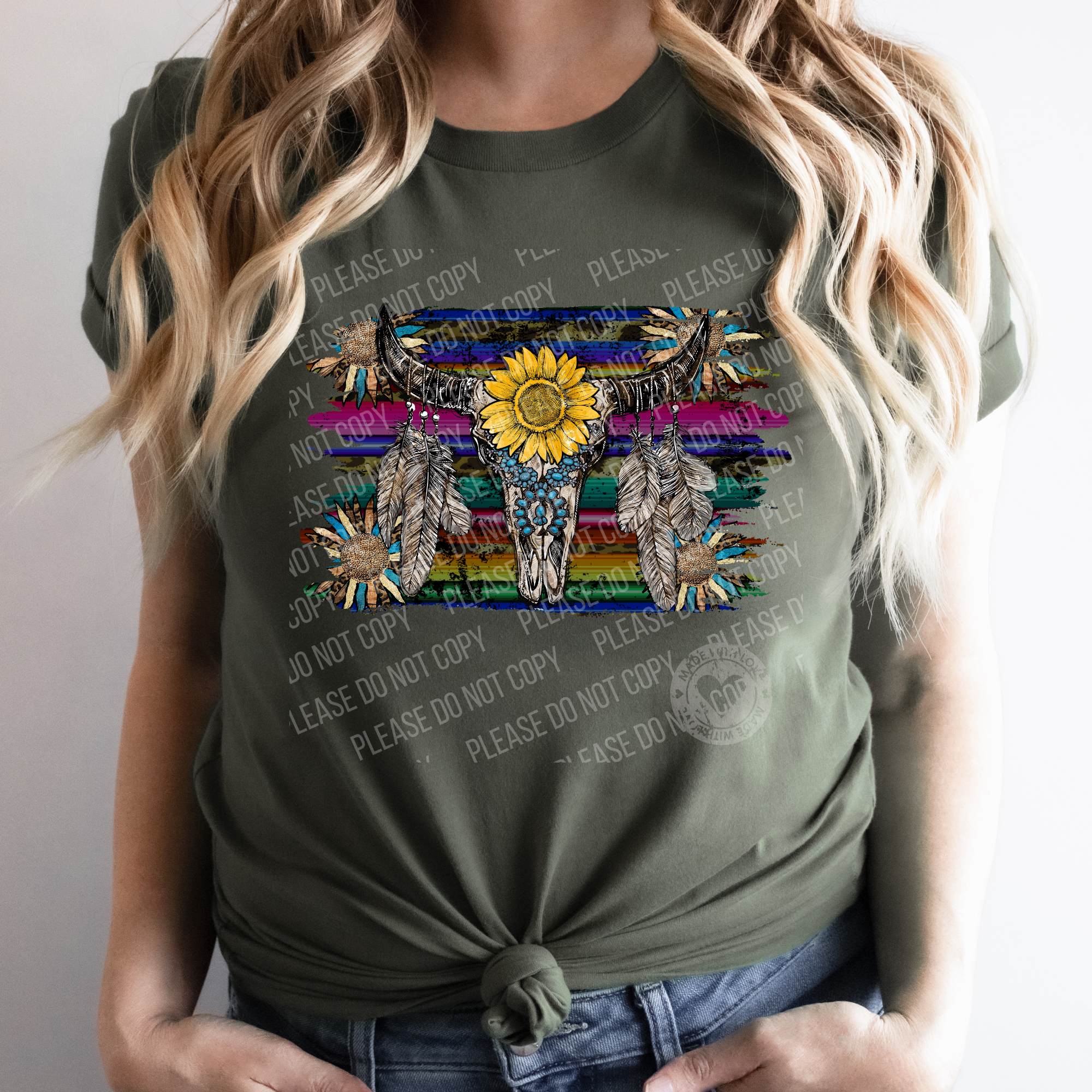 N-23 Serape Desert DTF TRANSFER ONLY
