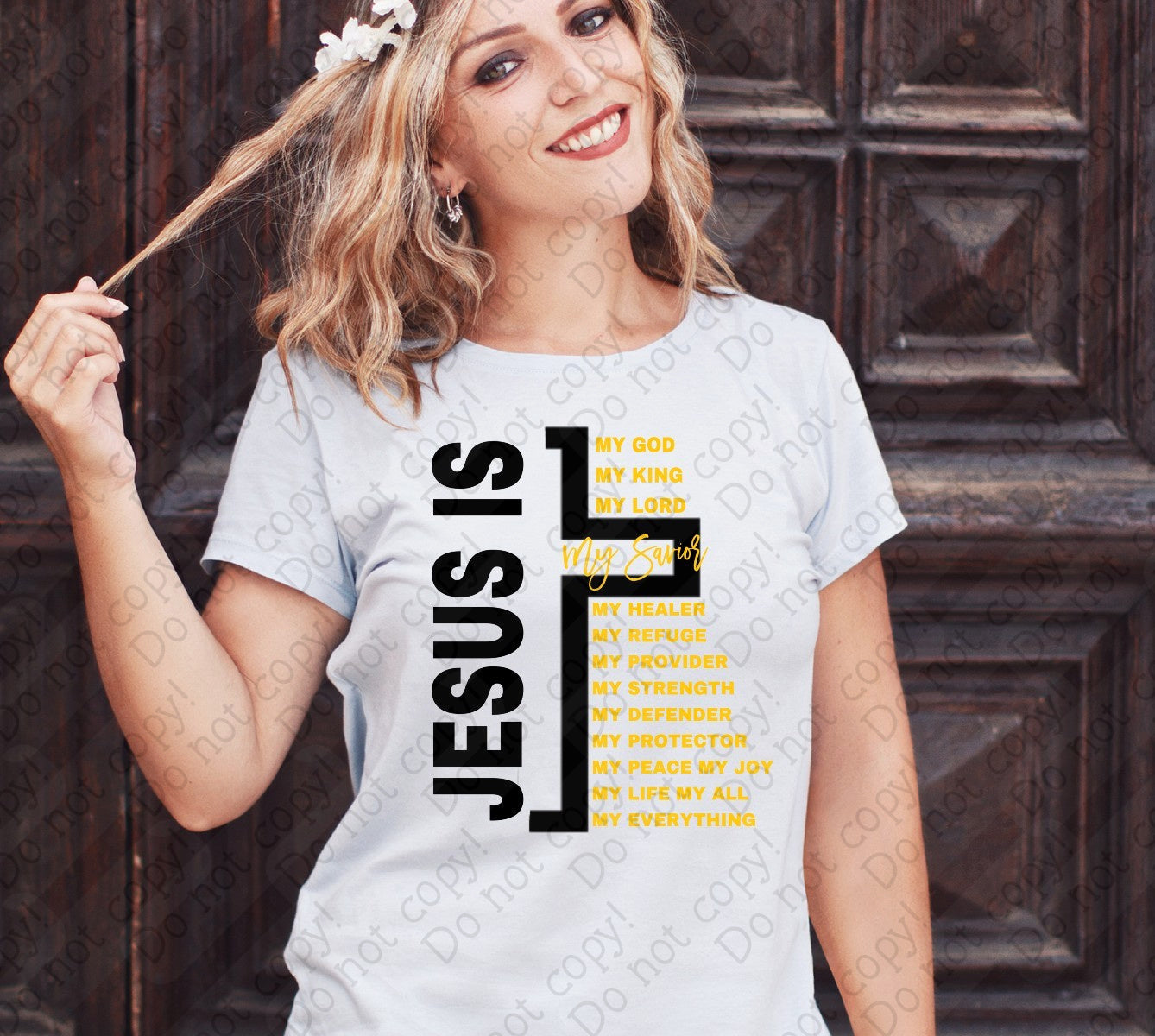 O-101 Jesus is My DTF TRANSFER ONLY