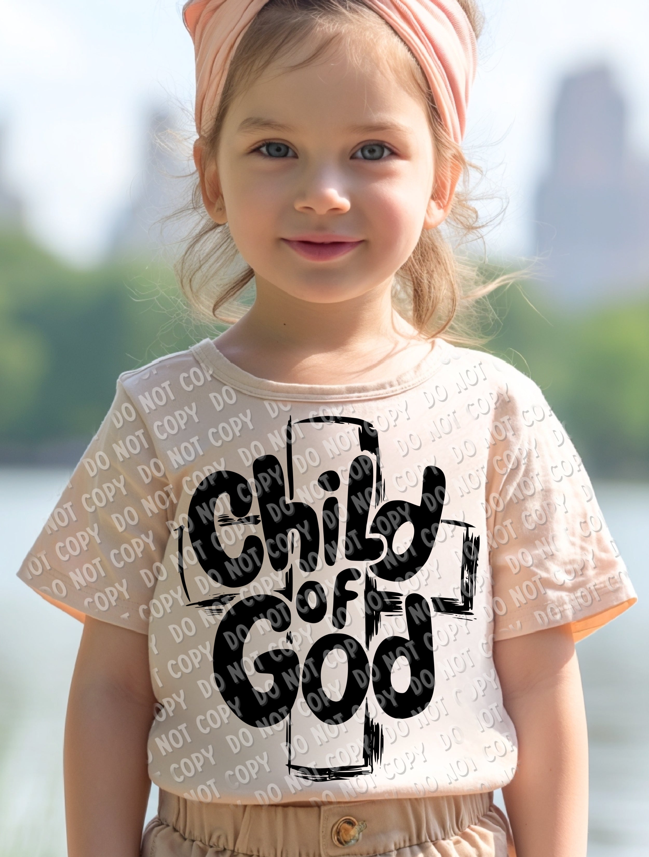 O-25 Child Of God - Black DTF TRANSFER ONLY