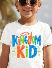 Load image into Gallery viewer, O-36 Kingdom Kid - Boy completed tee
