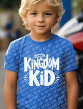 Load image into Gallery viewer, O-38 Kingdom Kid - White completed tee
