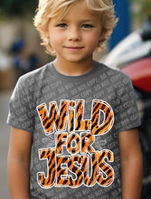 Load image into Gallery viewer, O-44 Wild for Jesus - Tiger completed tee
