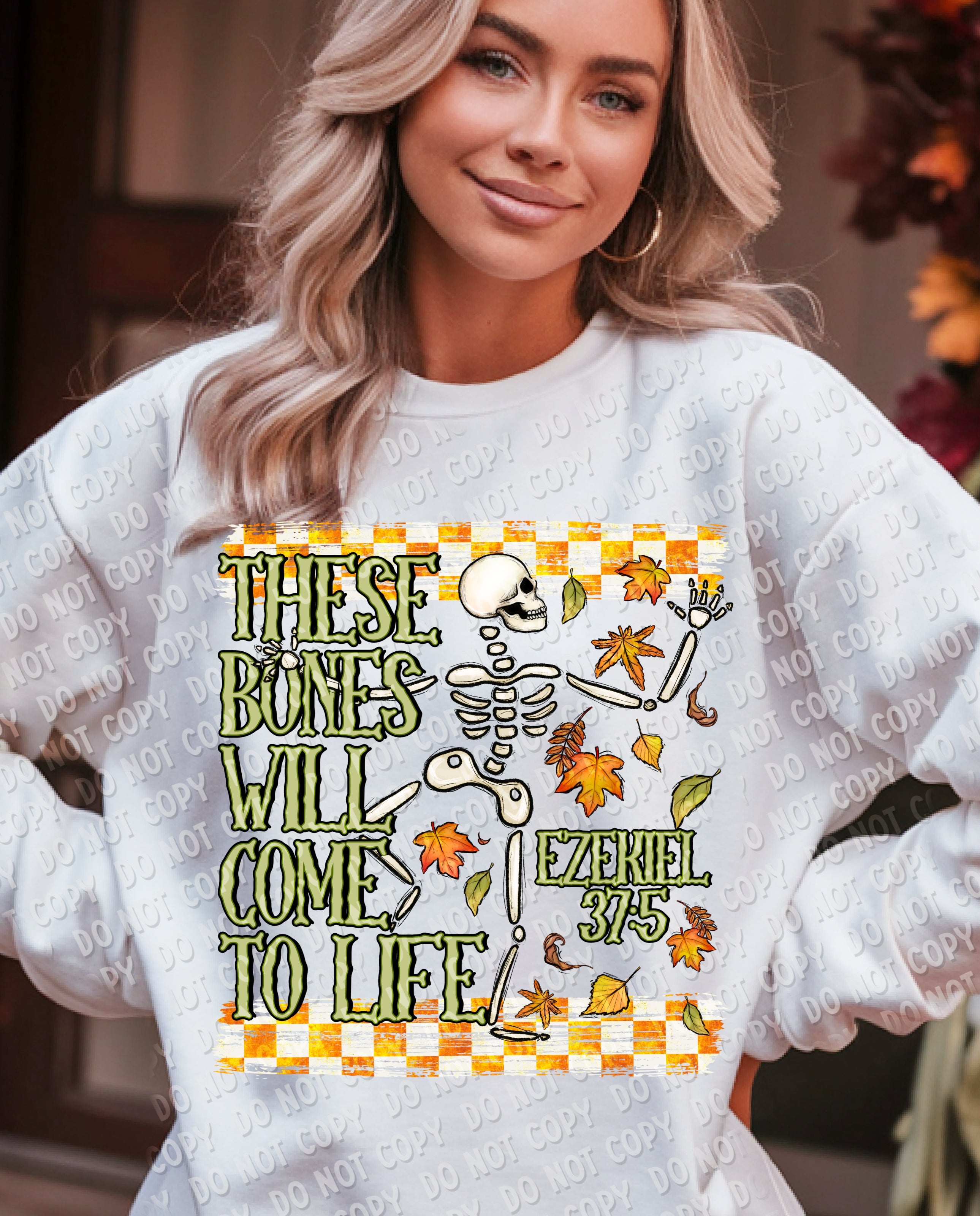O-52 These bones will come to life completed tee