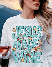 Load image into Gallery viewer, O-75 Jesus Made Wine completed tee
