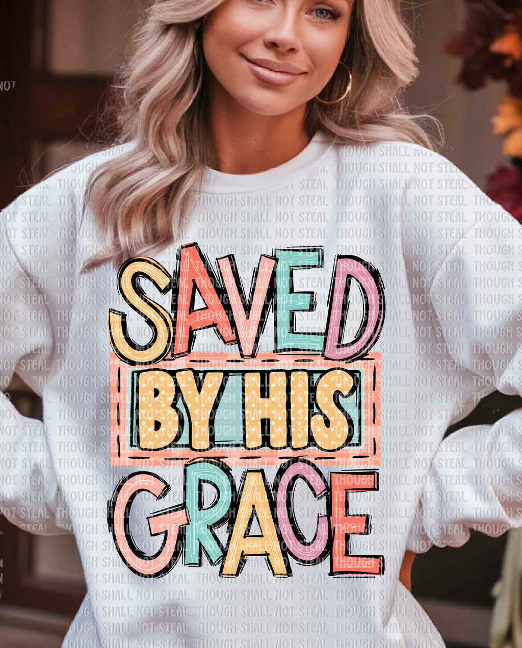 O-86 Saved by His Grace completed tee