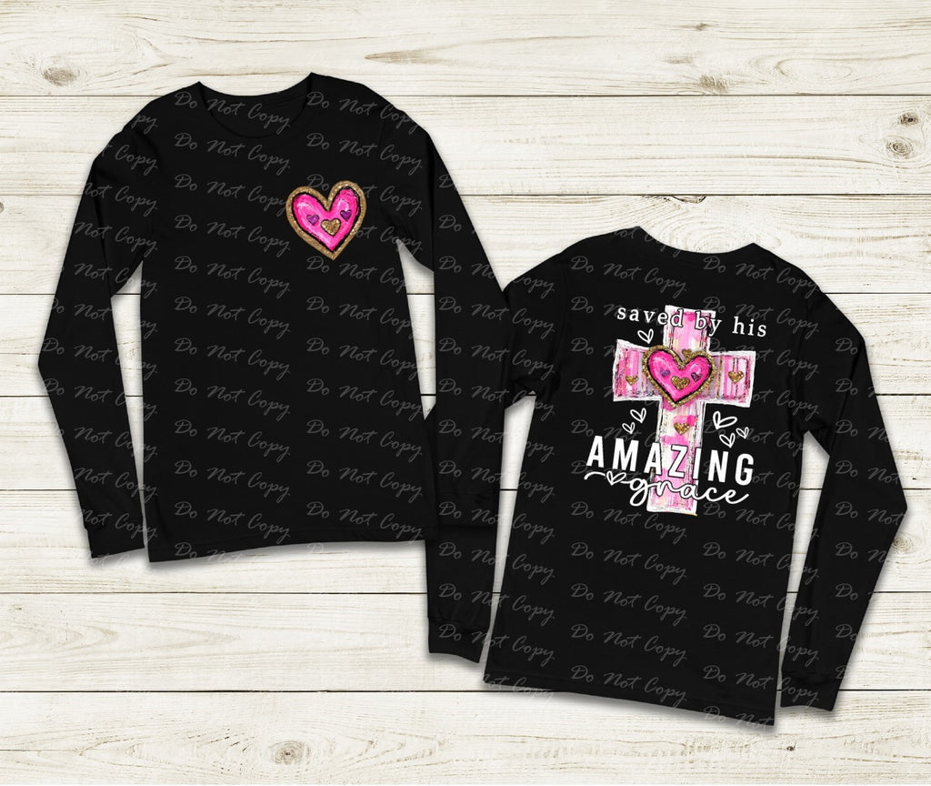 O-90 SAVED BY HIS AMAZING GRACE DTF TRANSFER ONLY