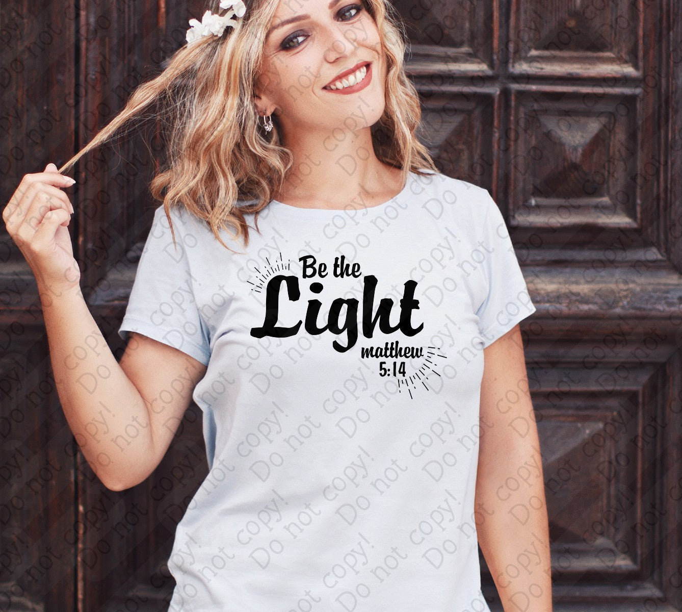 O-98 Be the Light DTF TRANSFER ONLY