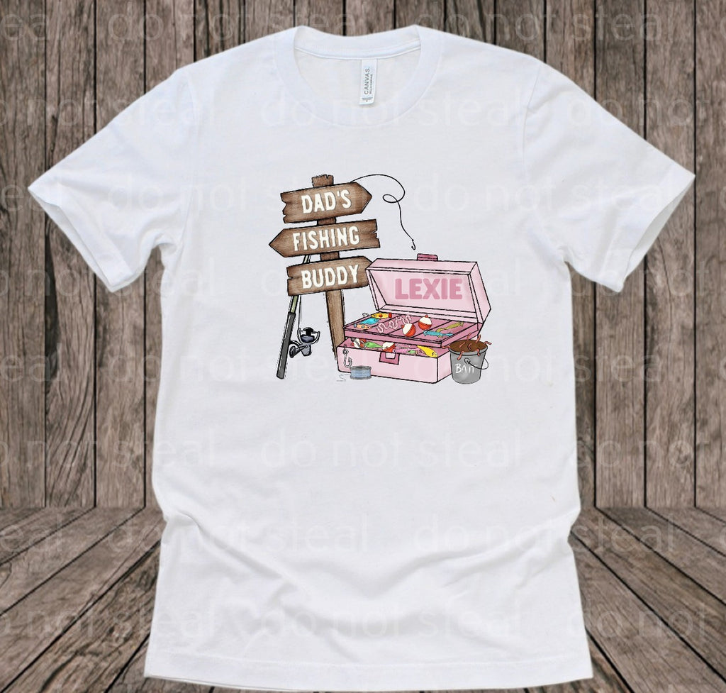 06-37 Daddy's Fishing Buddy DTF Transfer ONLY