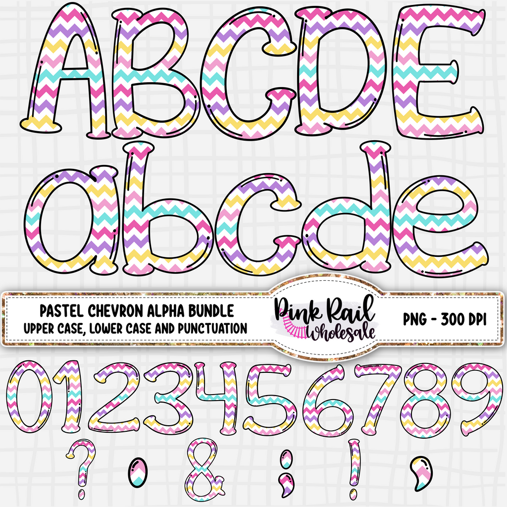 Pastel Mega Alpha Bundle - 8 Different Patterns