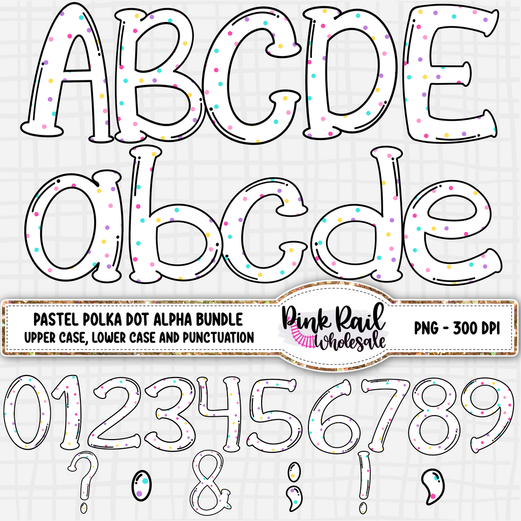 Pastel Mega Alpha Bundle - 8 Different Patterns
