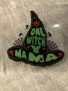 RTS One Witchy Mama UV DTF Print