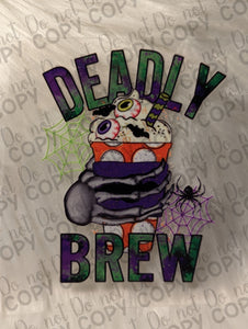 RTS Deadly Brew UV DTF Print