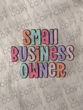 Load image into Gallery viewer, RTS Small Business Owner Pastel UV DTF Print

