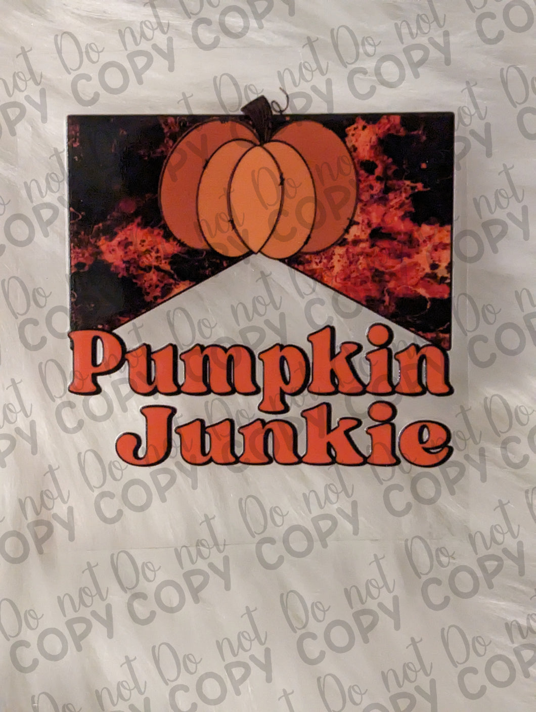 RTS Pumpkin Junkie UV DTF Print