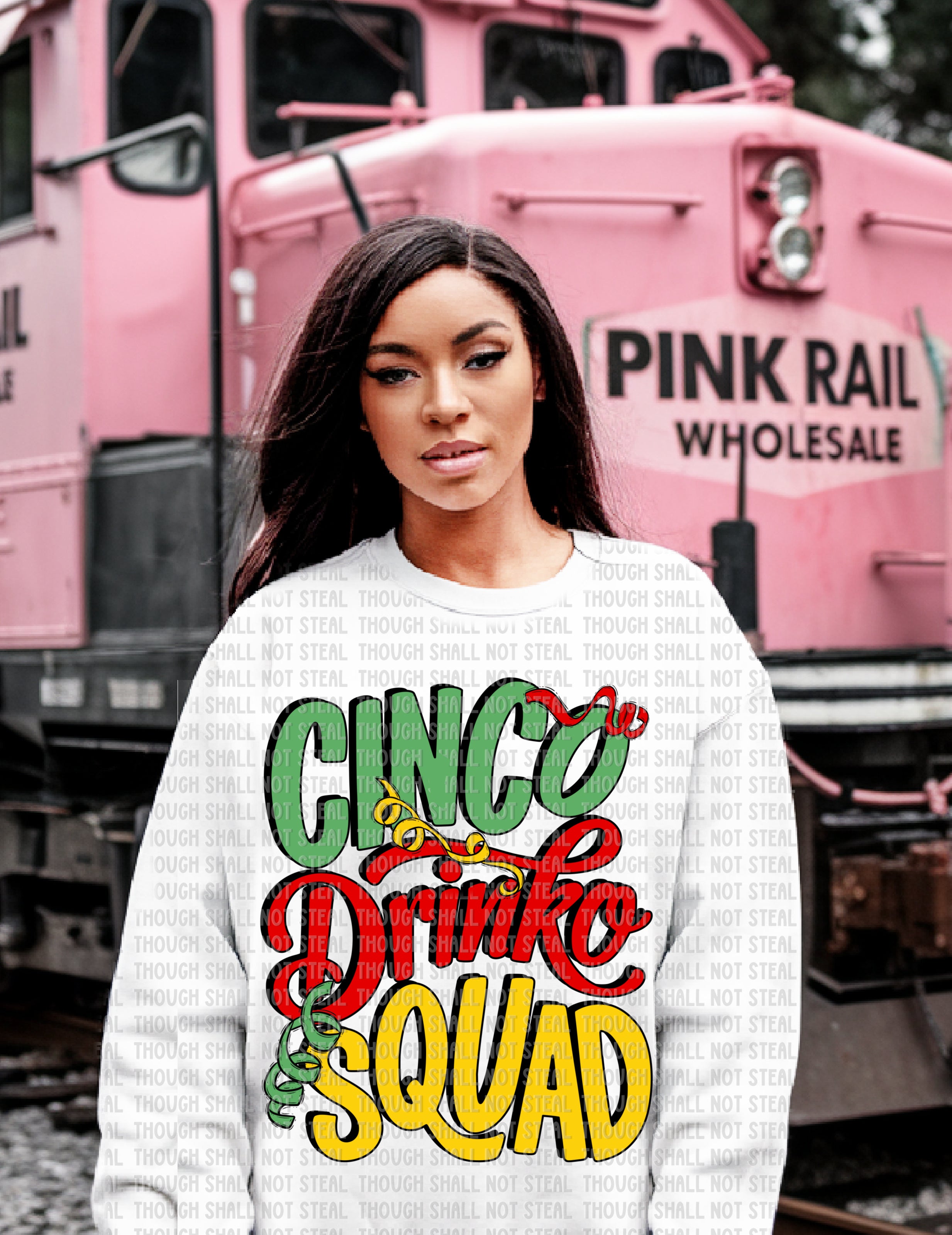 S-06 Cinco Drinko Squad DTF Transfer ONLY
