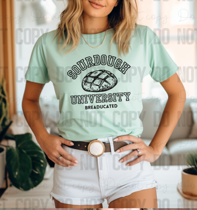 SD-06 Sourdough University Breaducated  Completed Tee