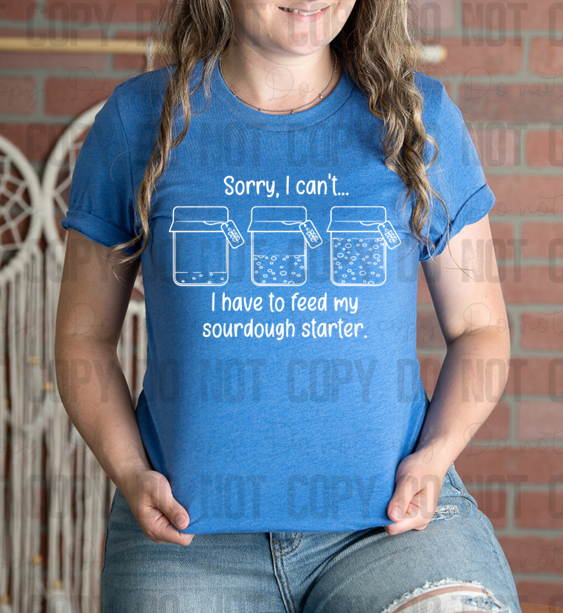 SD-O2W sourdough starter Completed Tee