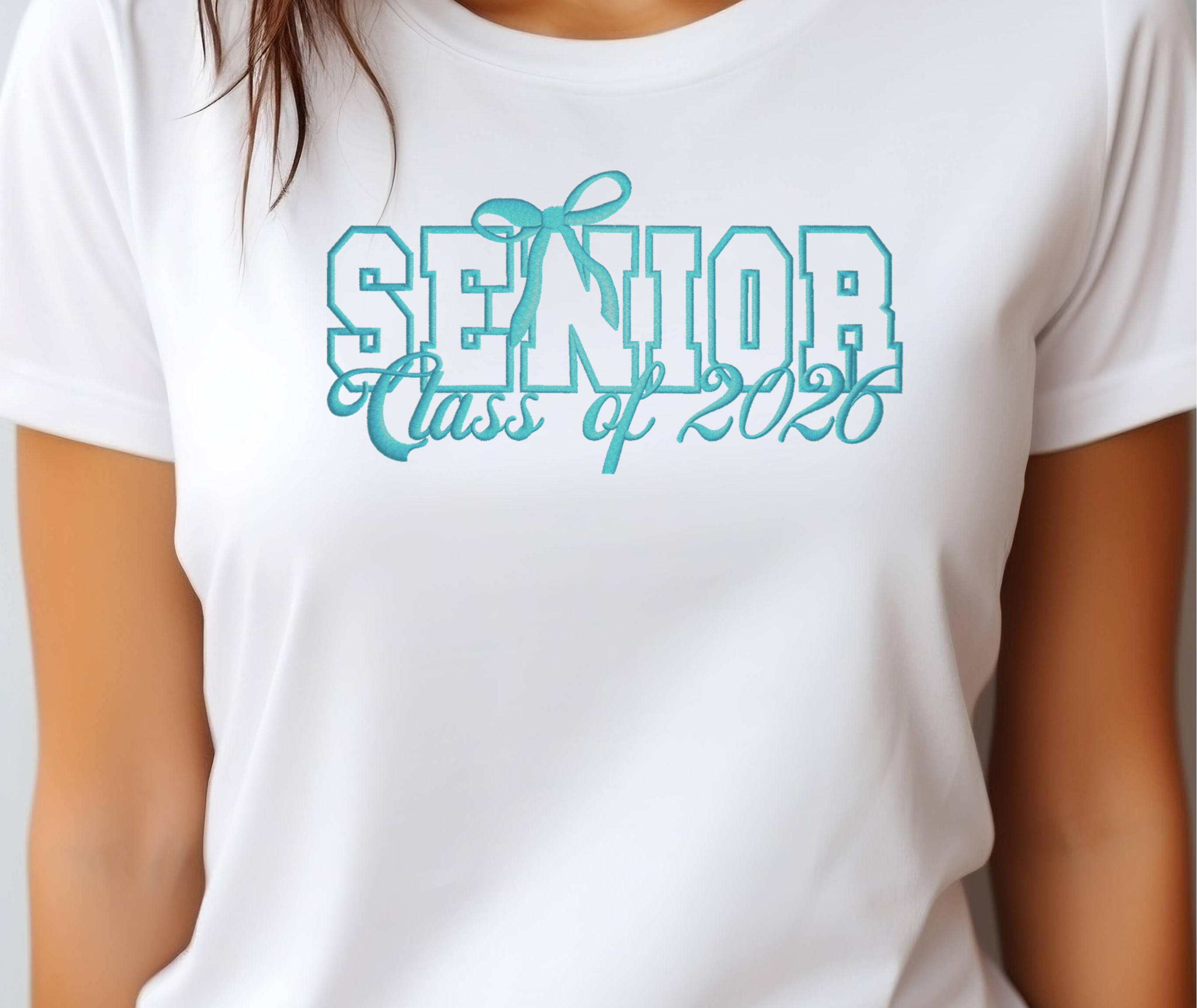 Embroidered Senior 2026 T-shirt