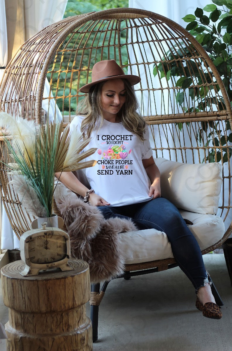 T-14 Crochet DTF TRANSFER ONLY