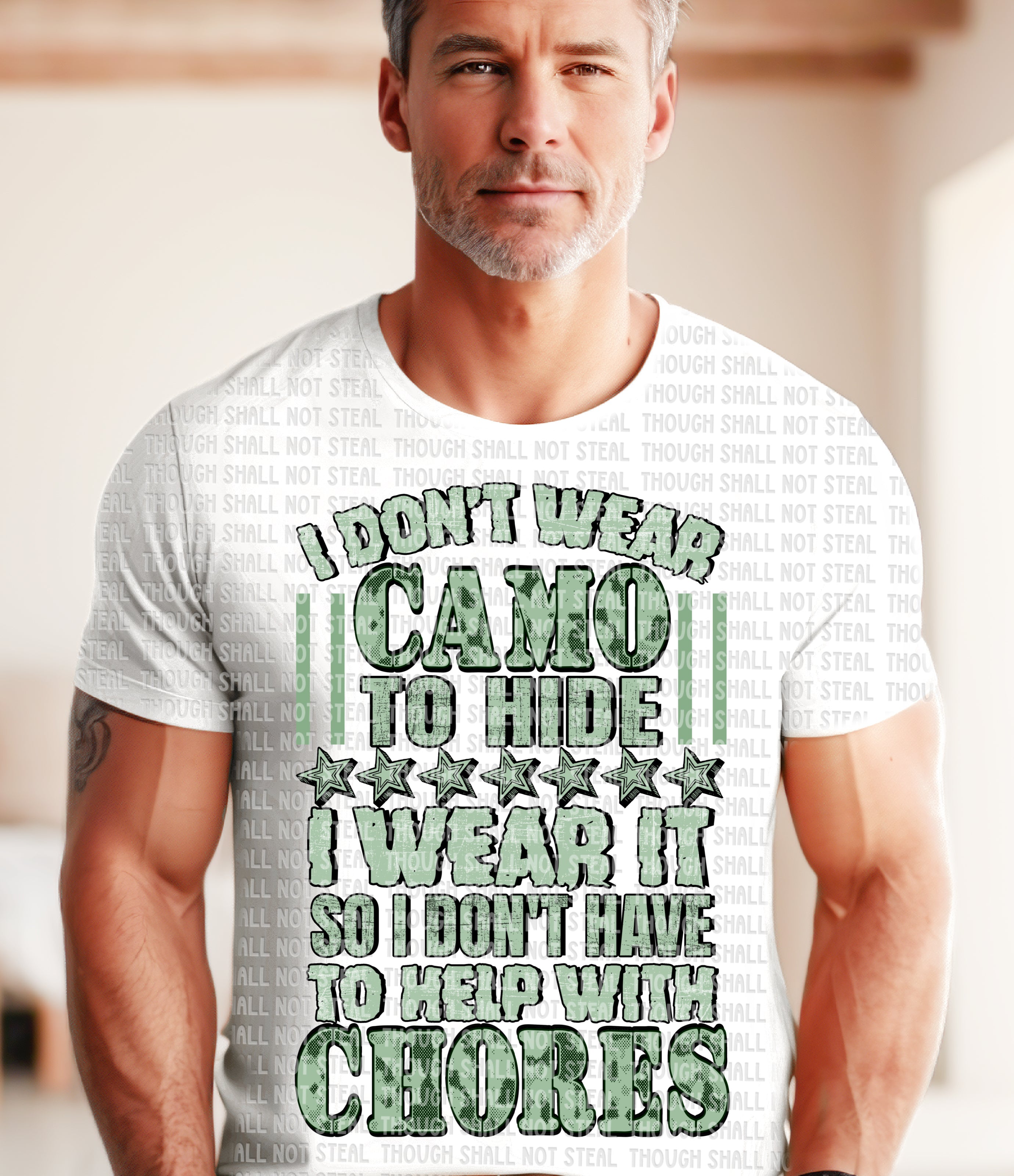 T-31 I don_t wear Camo to Hide DTF TRANSFER ONLY