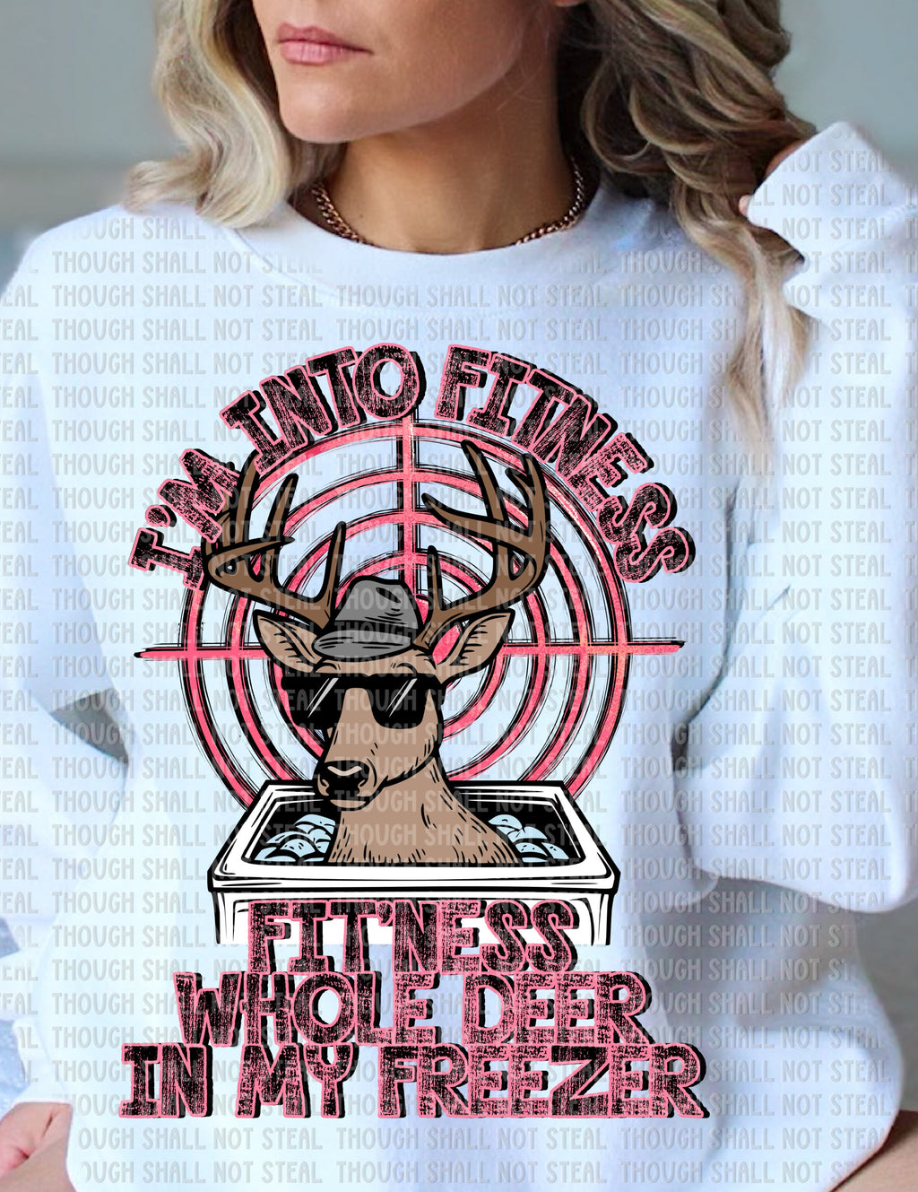 T-32 I_m into Fitness - Feminine Completed Tee