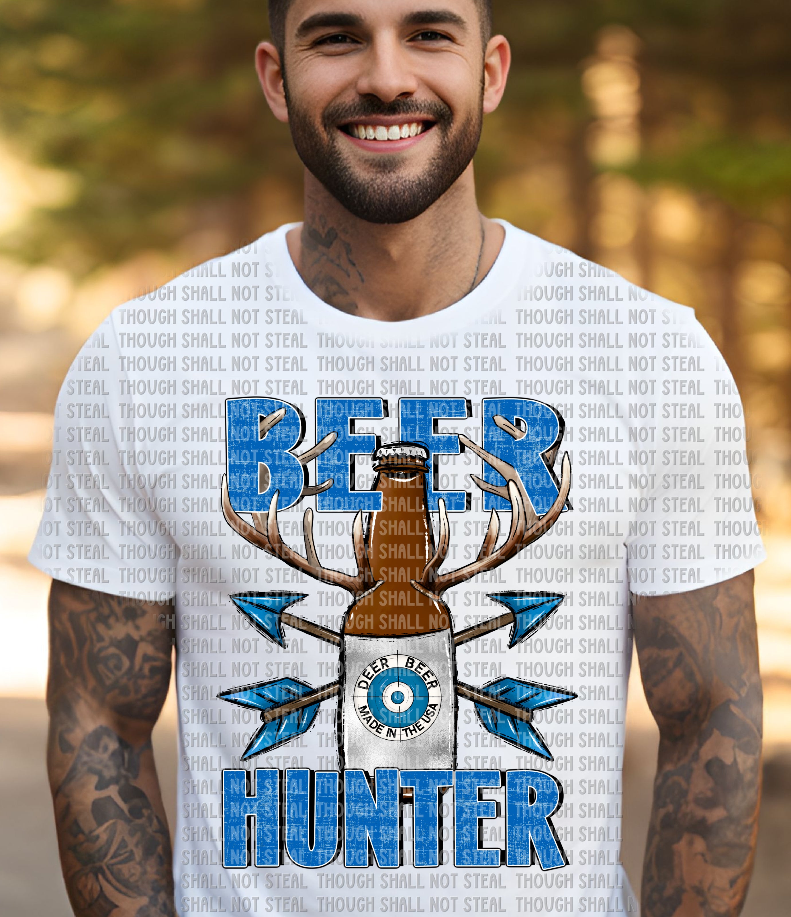 T-42 Beer Hunter DTF TRANSFER ONLY