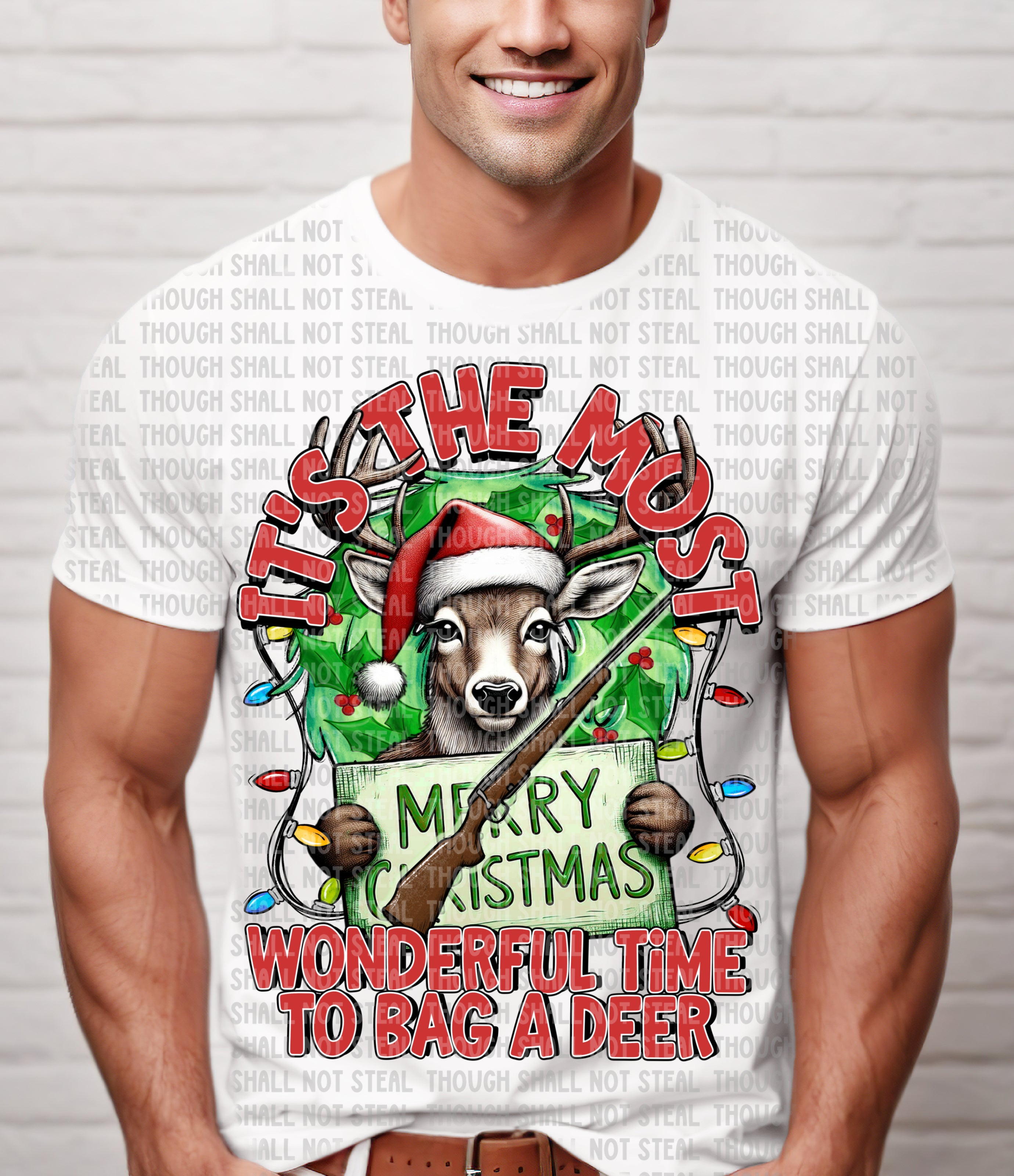 T-44 It_s The Most wonderful Time To Bag A Deer DTF TRANSFER ONLY