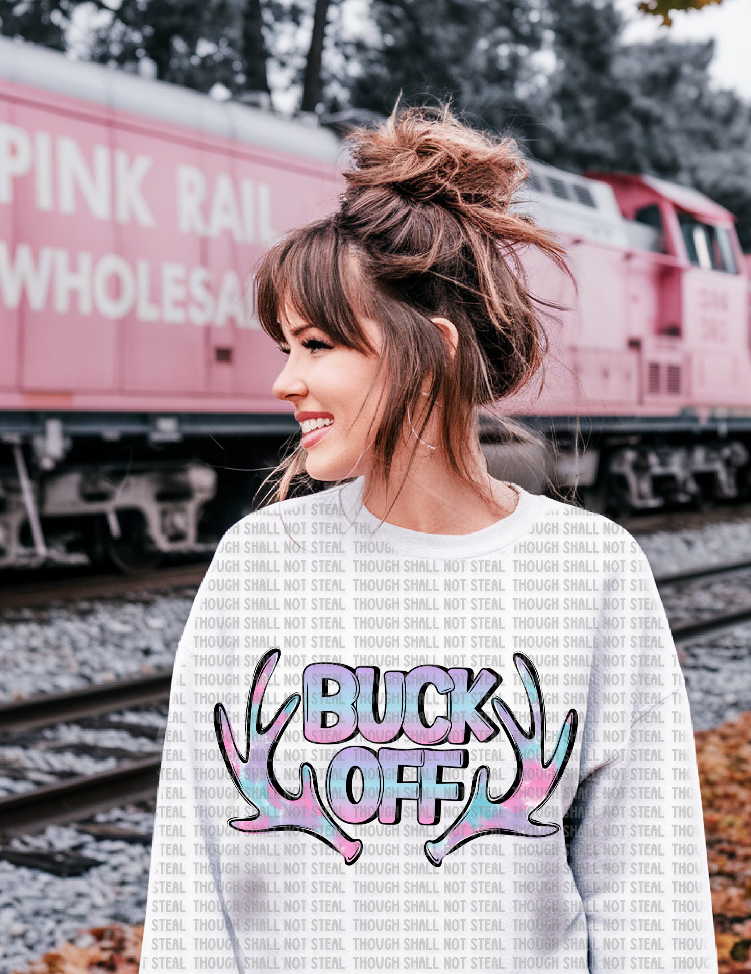 T-49 Buck Off Completed Tee