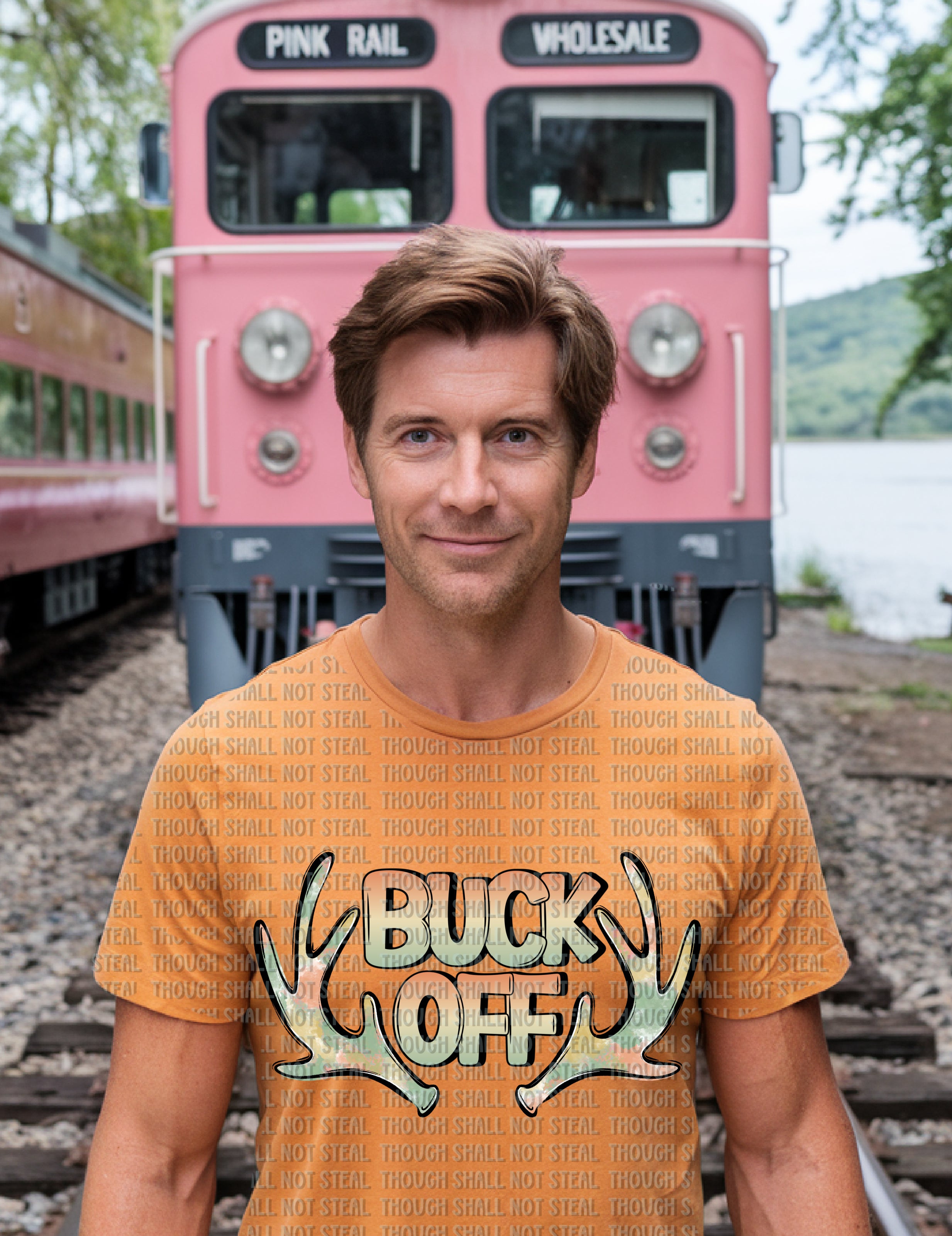 T-49 Buck Off Completed Tee