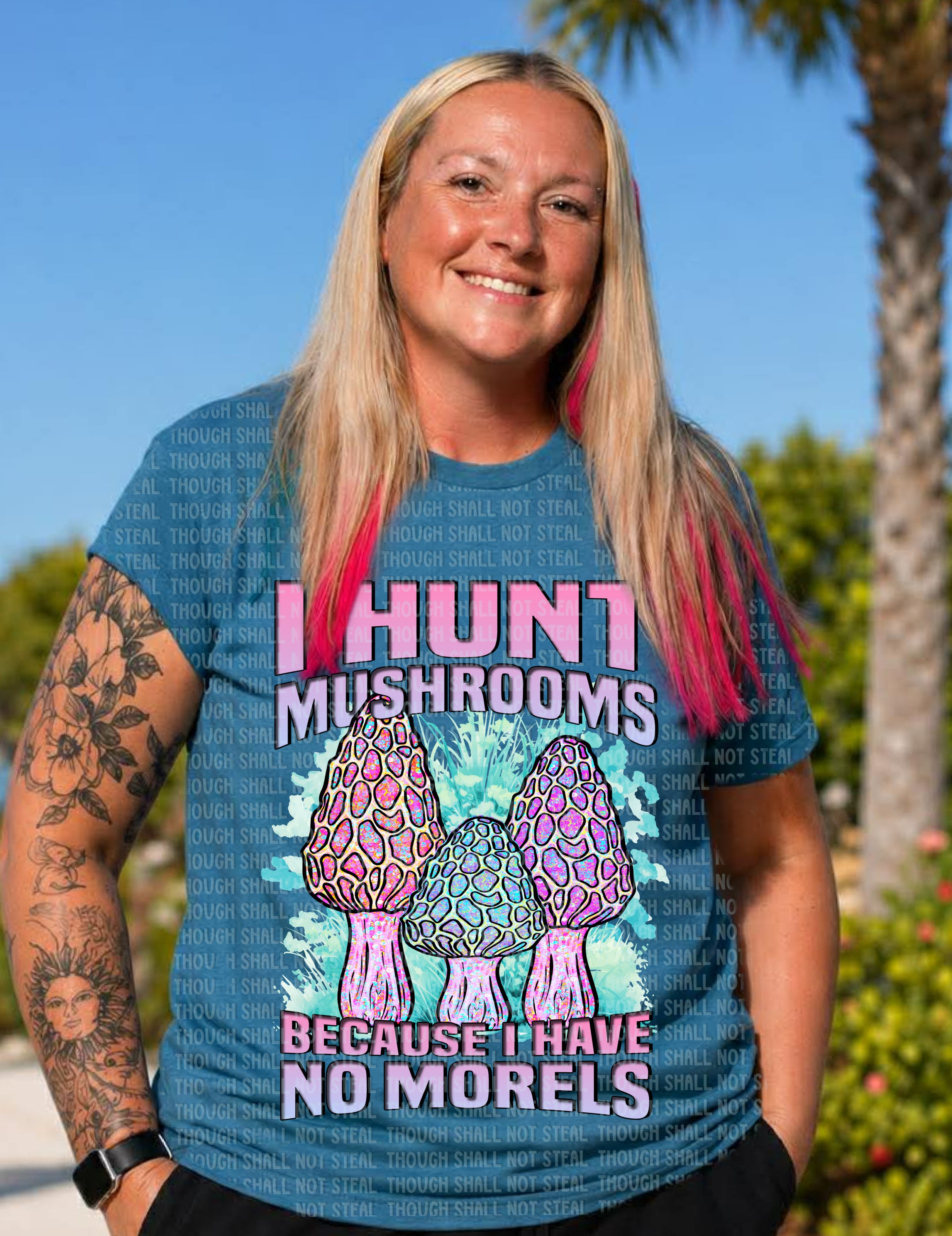 T-62 I Hunt Mushrooms DTF TRANSFER ONLY