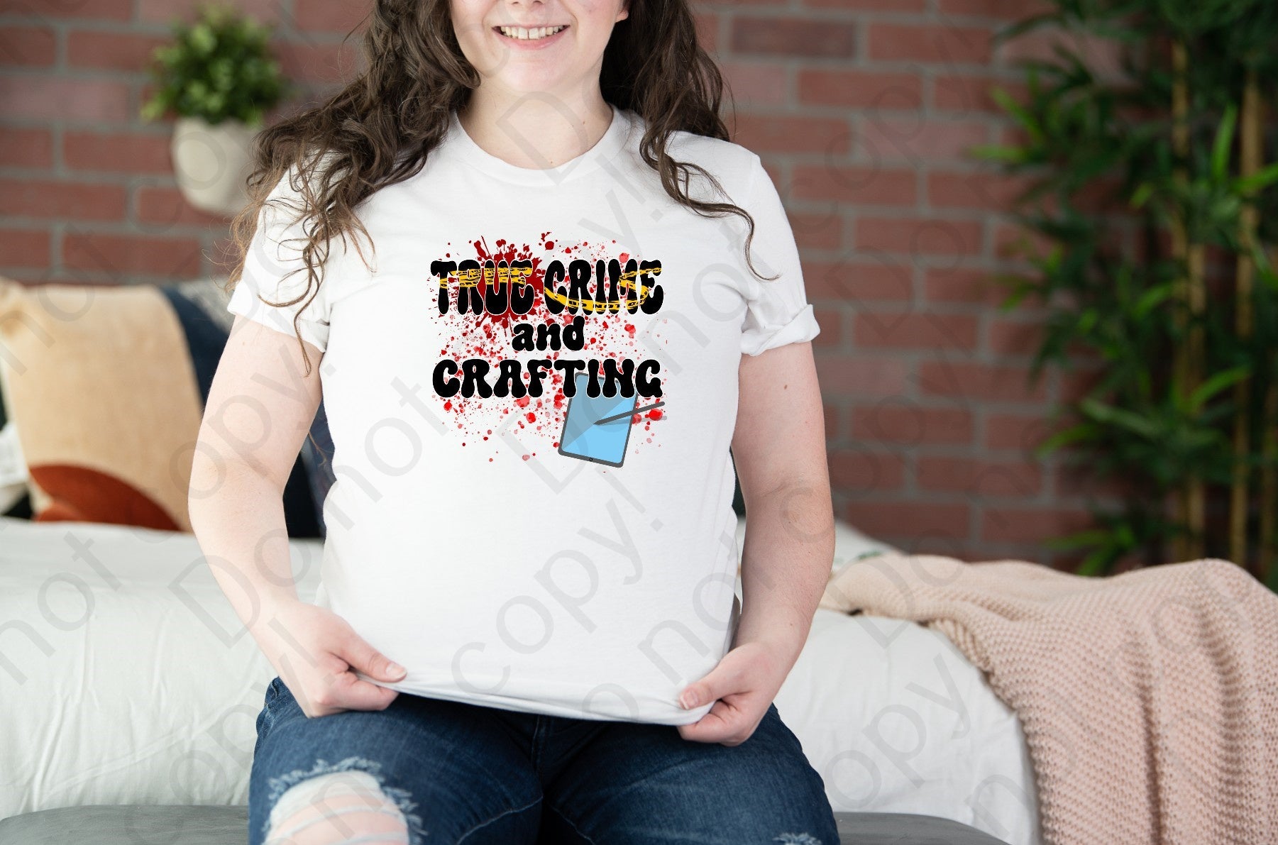 T-06 True Crime and Crafting DTF TRANSFER ONLY