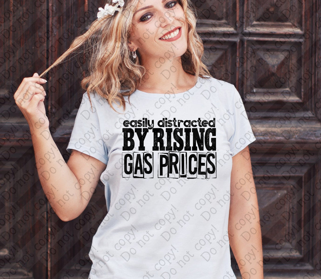 U-108 Easily Distracted by Rising Gas Prices DTF TRANSFER ONLY