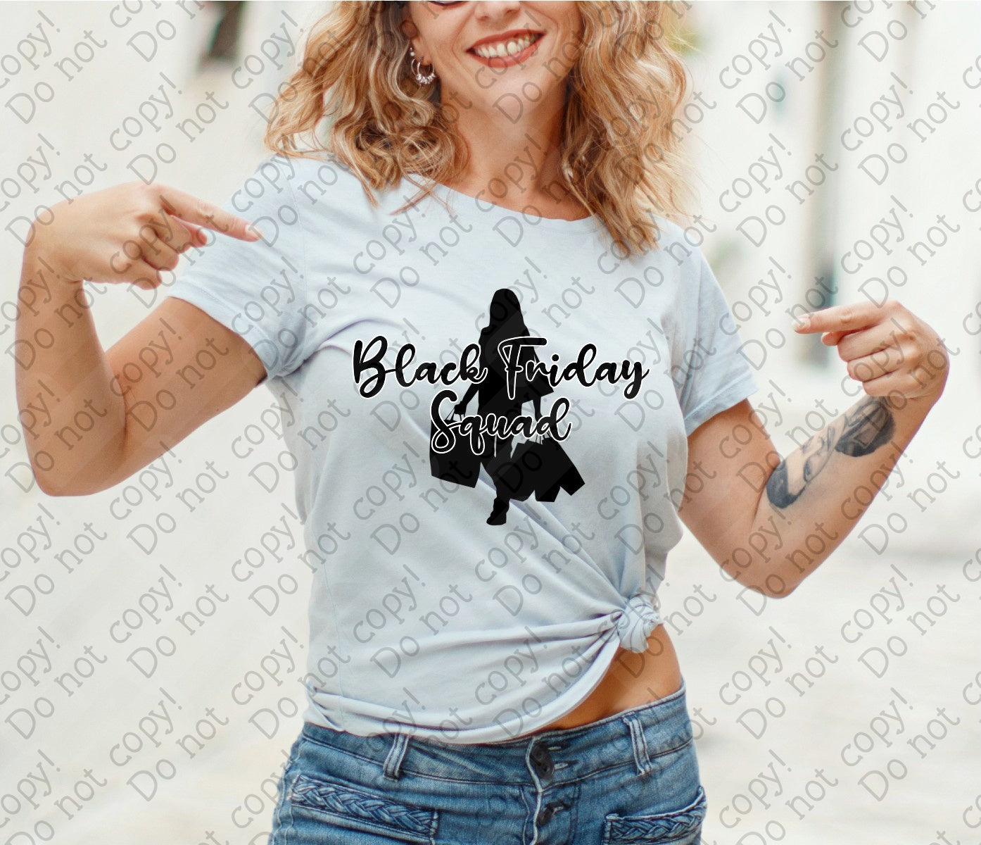 U-114 Black Friday Squad DTF TRANSFER ONLY