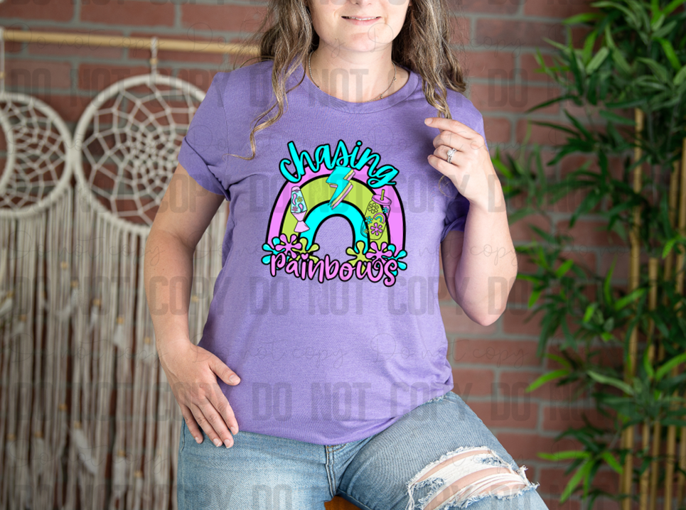 U-14 Chasing Rainbows Lava Lamp Lightning Cup DTF TRANSFER ONLY