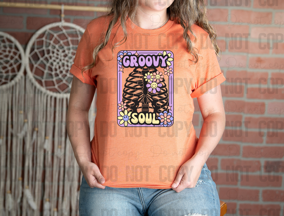 U-16 Groovy Soul DTF TRANSFER ONLY