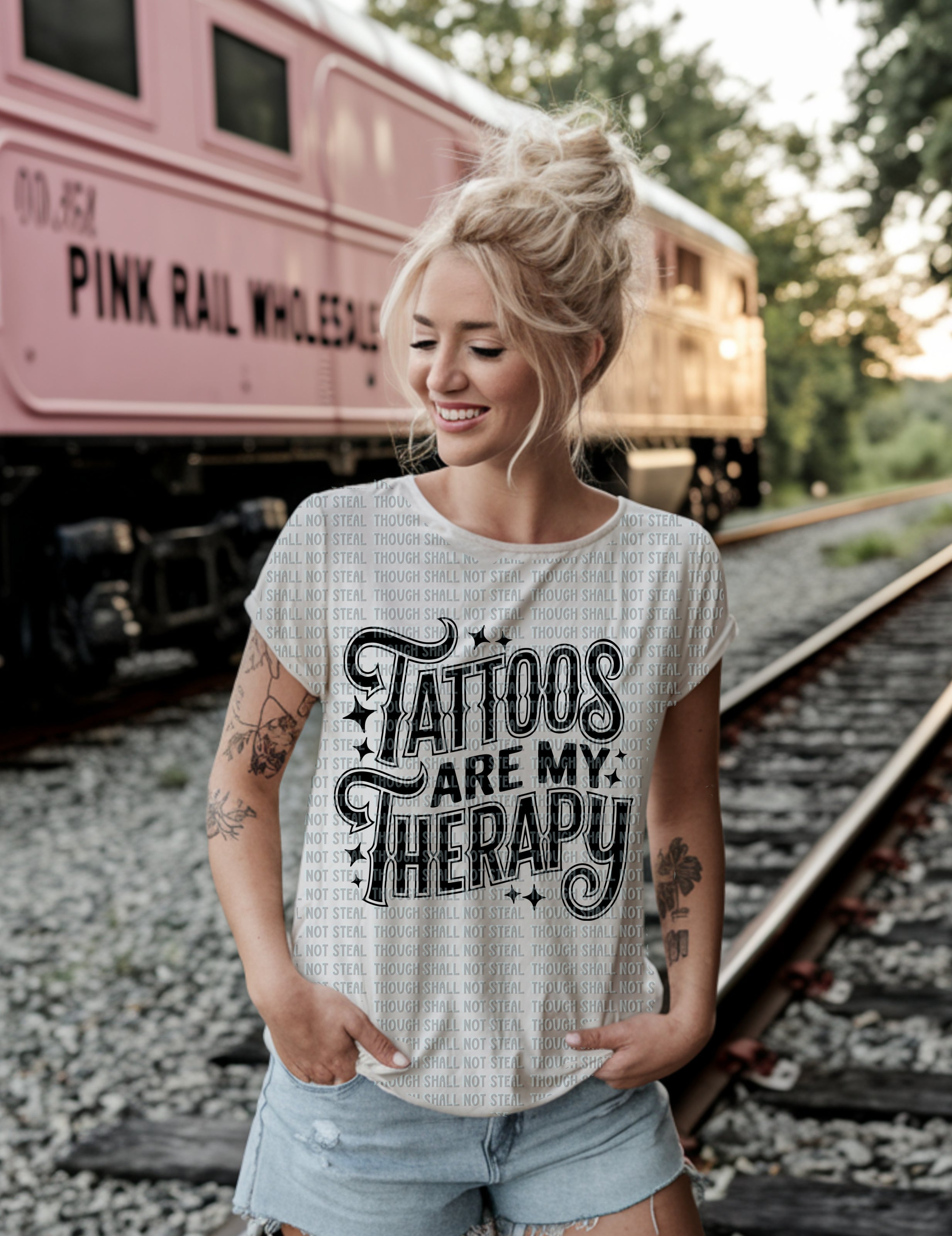 U-87 Tattoos are my Therapy DTF TRANSFER ONLY