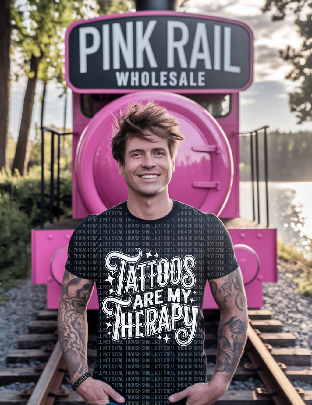 U-87 Tattoos are my Therapy DTF TRANSFER ONLY