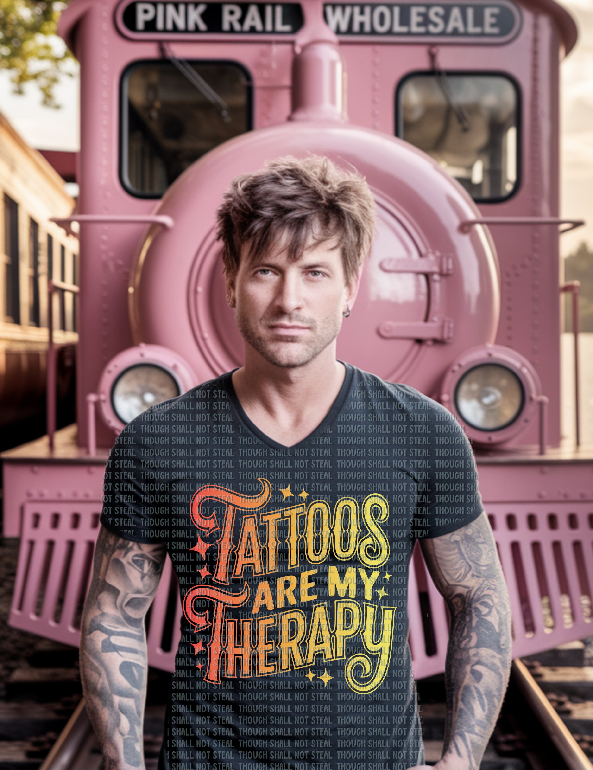U-87 Tattoos are my Therapy DTF TRANSFER ONLY