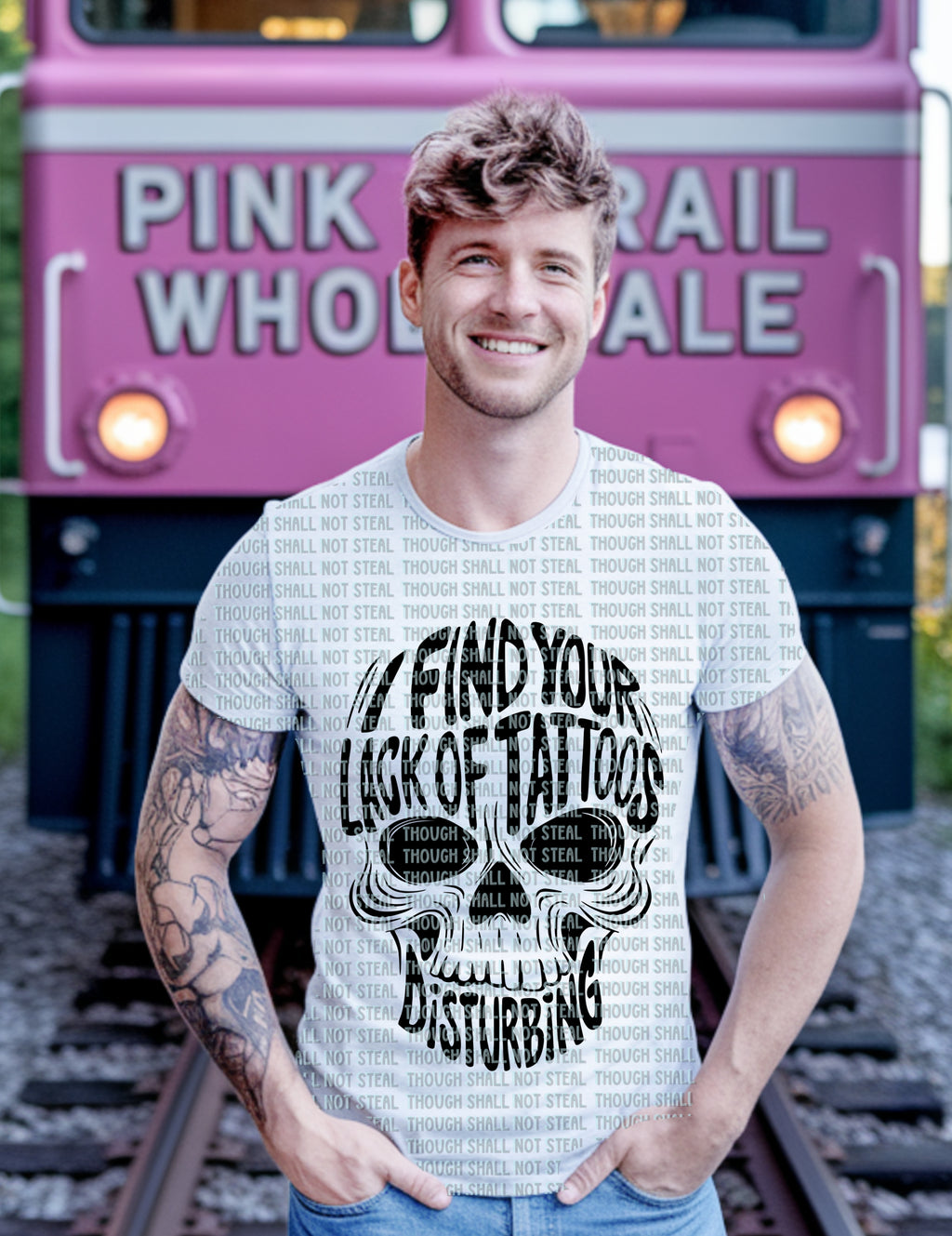 U-94 I Find Your Lack Of Tattoos Disturbing DTF TRANSFER ONLY