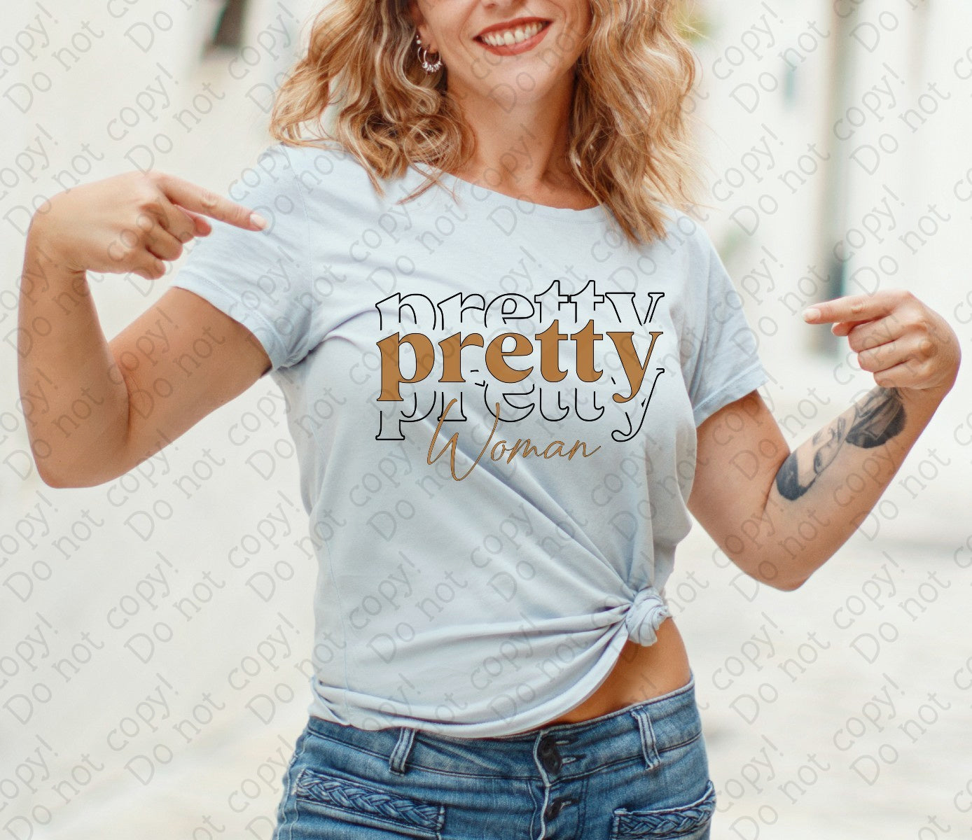 U-96 Pretty Woman DTF TRANSFER ONLY