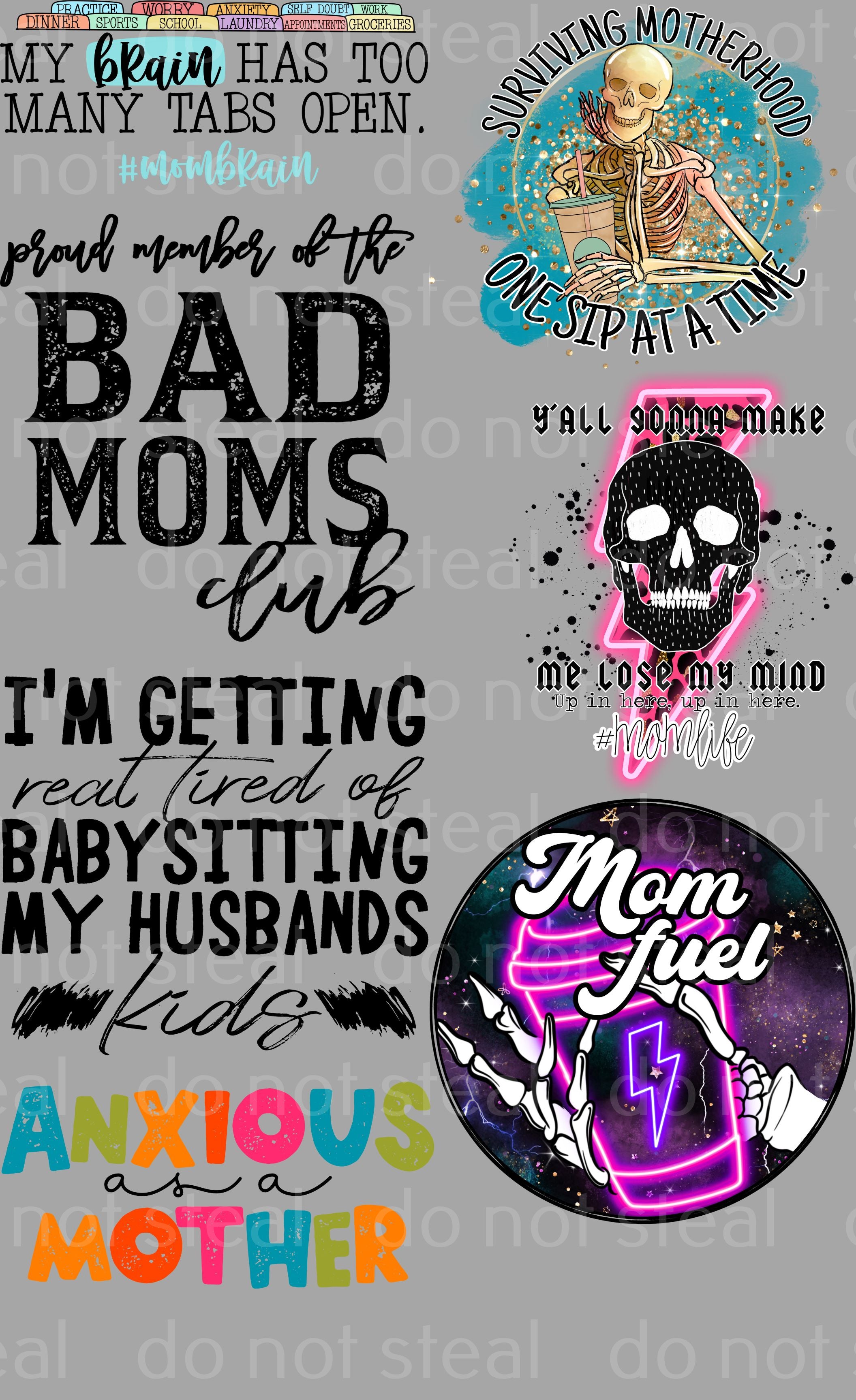 Snarky Moms Mini Sheet