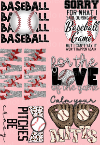 Baseball Mini Sheet