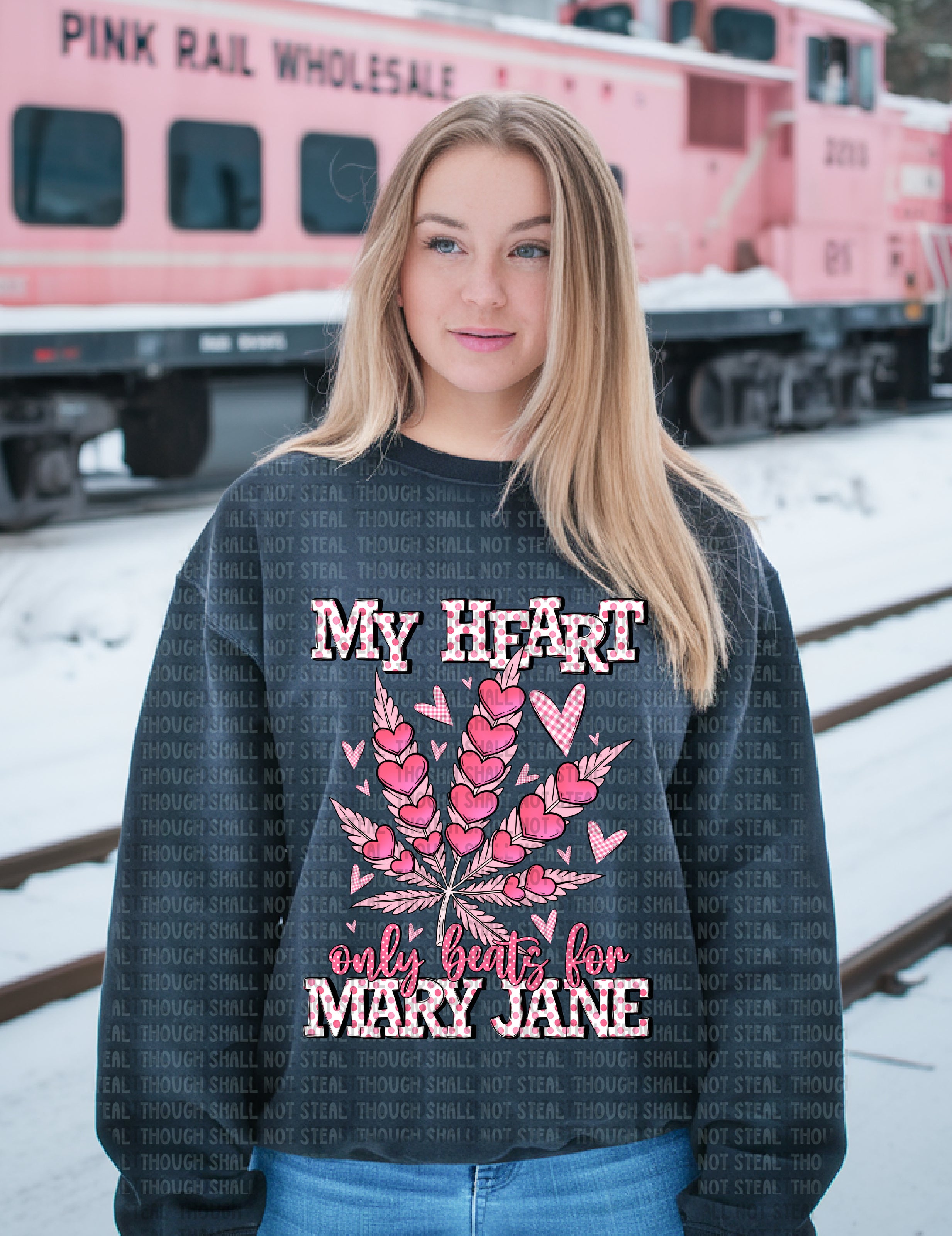 W-18 My heart only beats for Mary Jane DTF Transfer Only