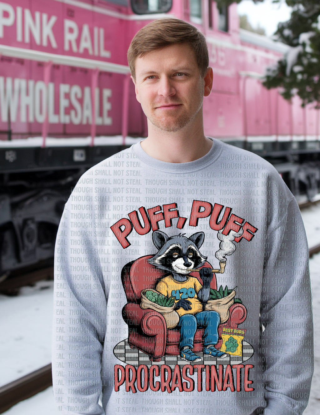 W-23 Puff, Puff Procrastinate Completed Tee