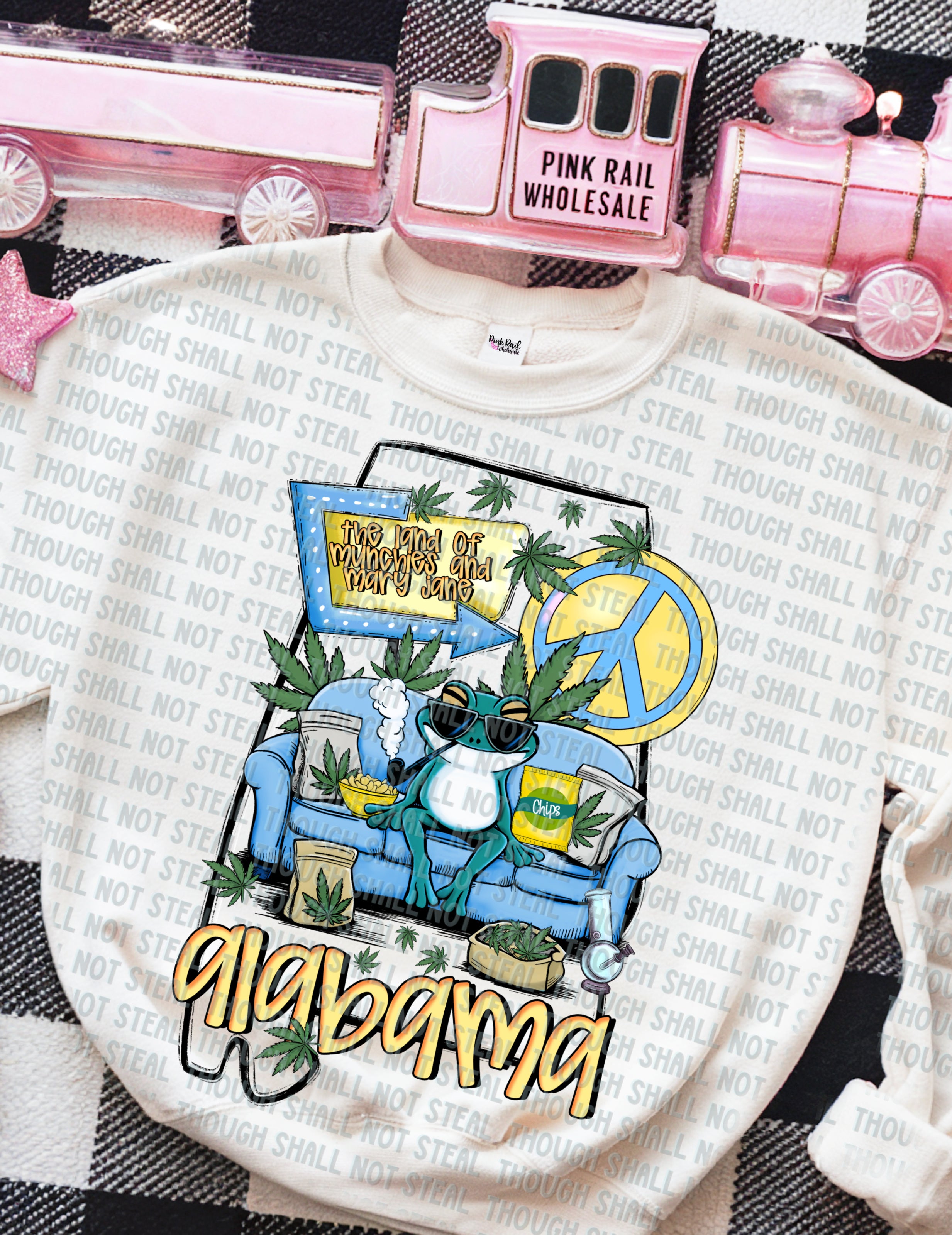 W-26 The Land of Munchies and Mary Jane (Choose your State A-G) Completed Tee