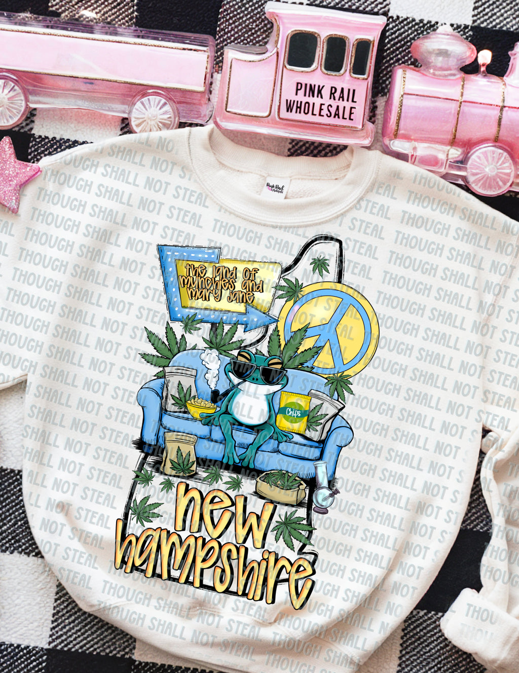 W-26-3 The Land of Munchies and Mary Jane (Choose your State N) DTF Transfer Only