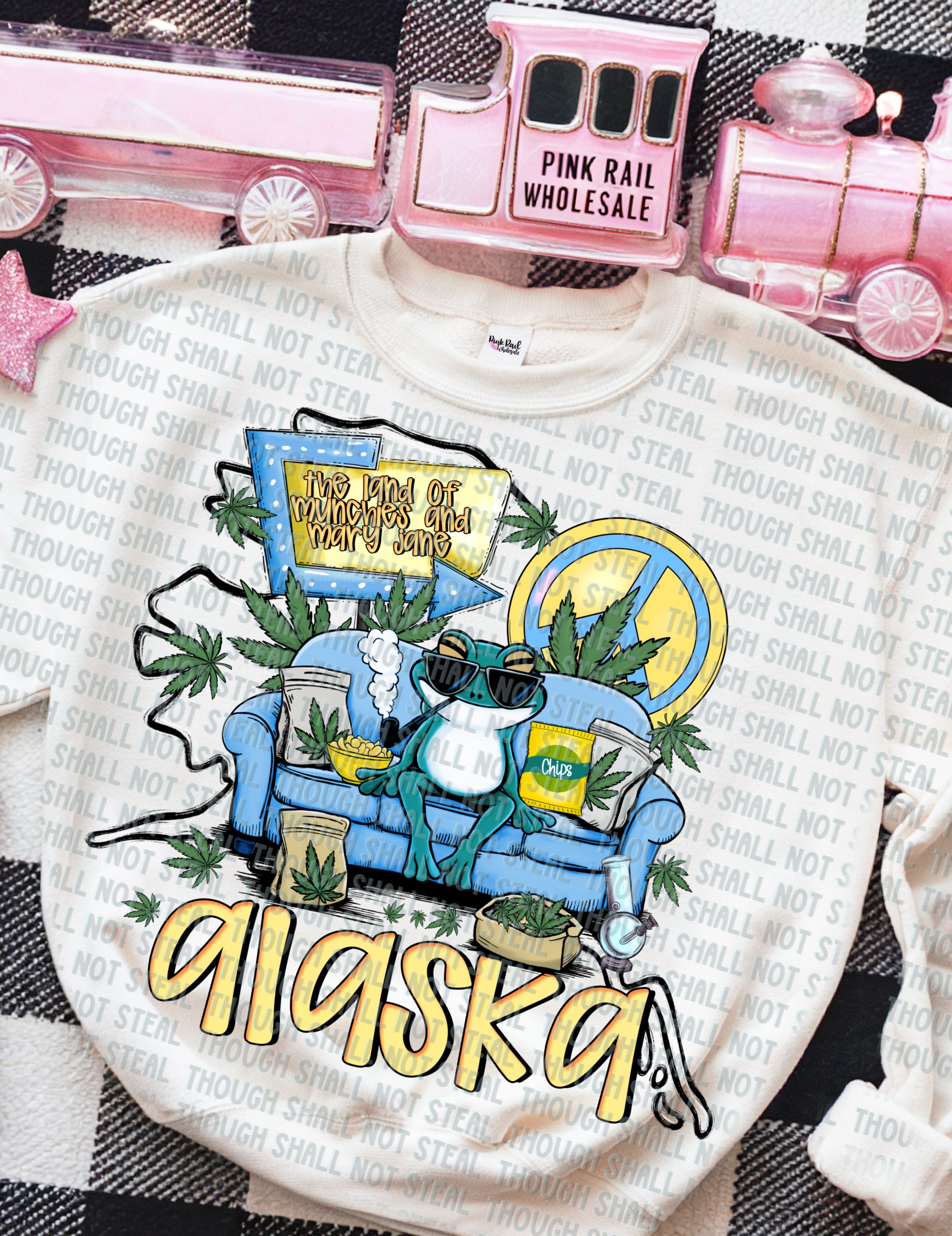 W-26 The Land of Munchies and Mary Jane (Choose your State A-G) Completed Tee