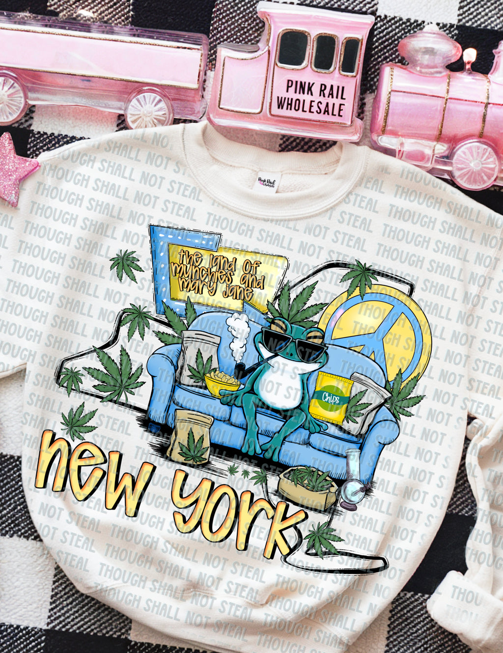 W-26-3 The Land of Munchies and Mary Jane (Choose your State N) DTF Transfer Only